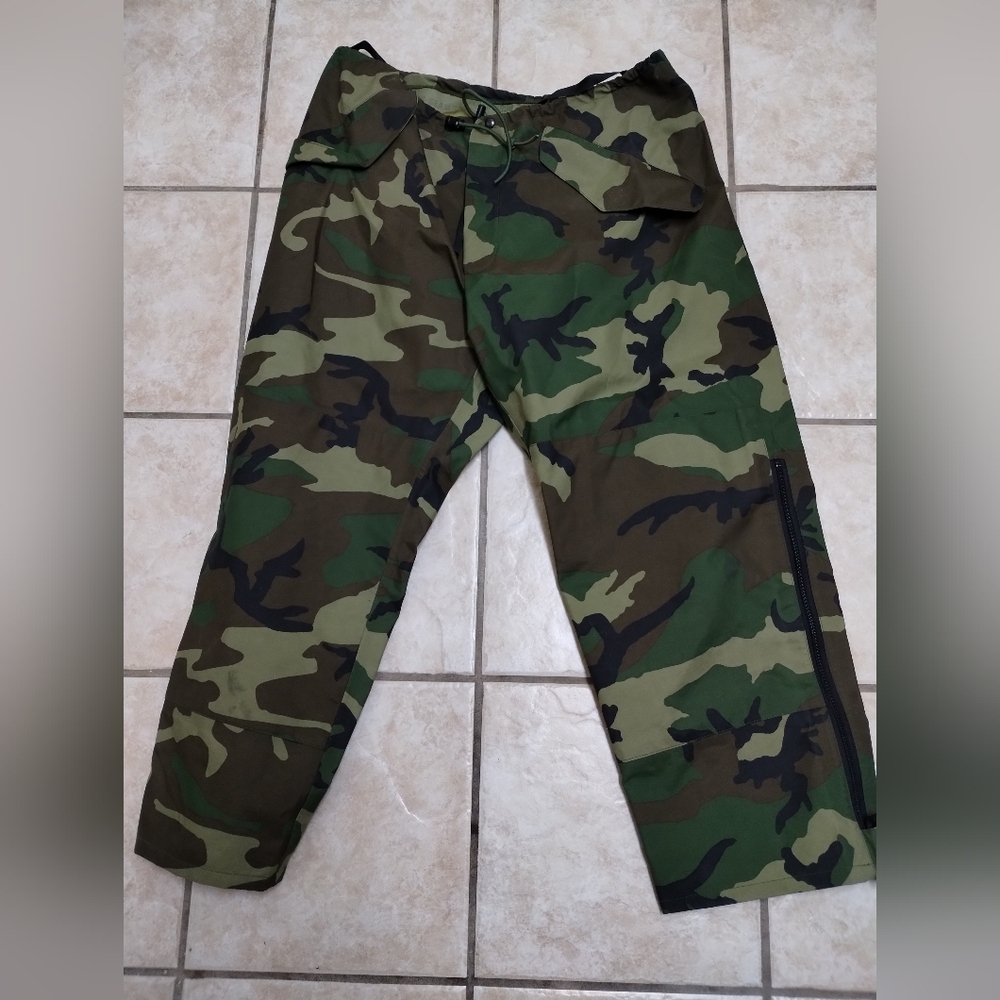 USGI ECWCS M81 Woodland Goretex pants sz LARGE LONG cold weather Socom Devgru